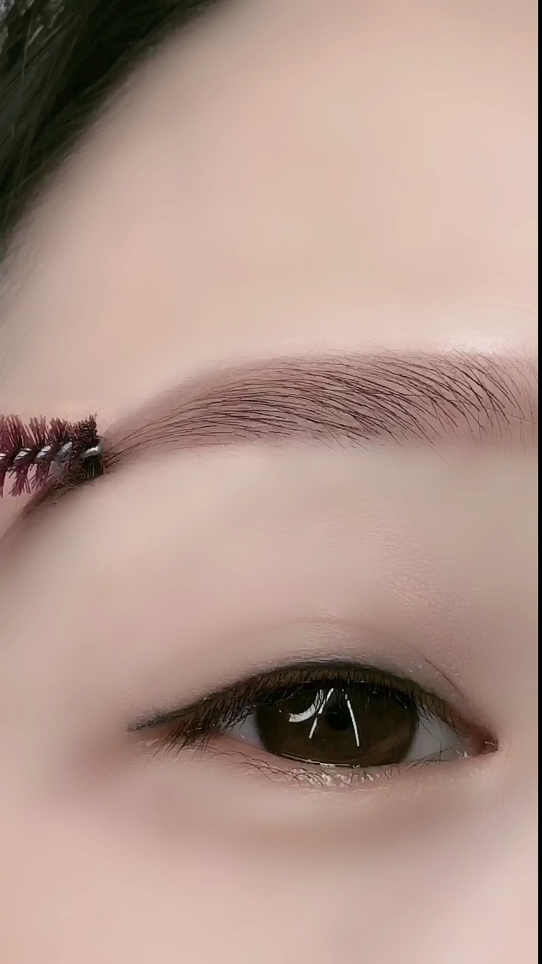 眉毛教程#咖色眉,一眼就爱上的颜色