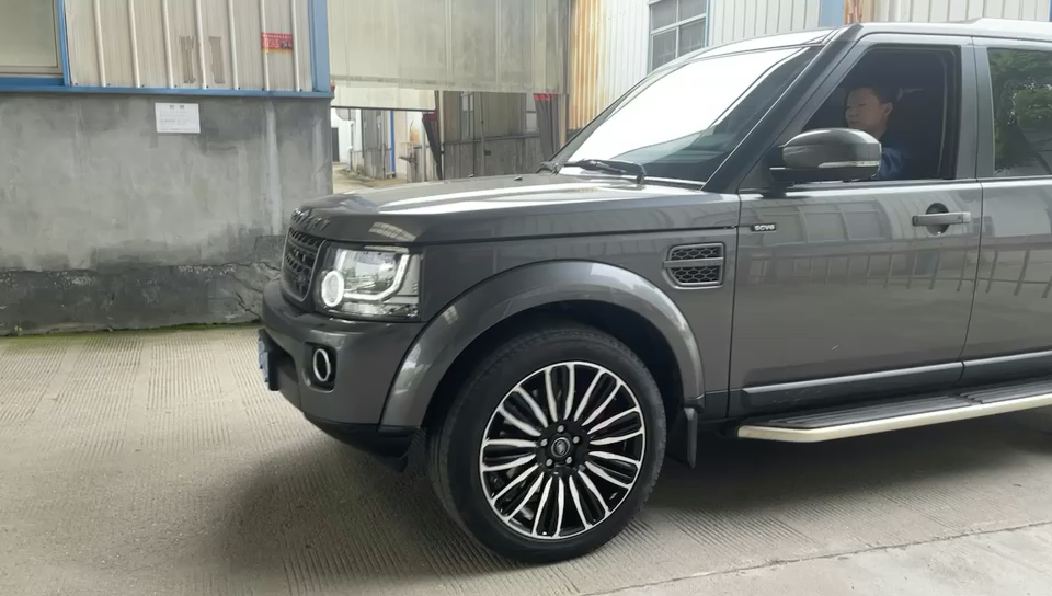 轮毂轮胎改装升级#路虎发现4轮毂轮胎改装升级:275/45r21