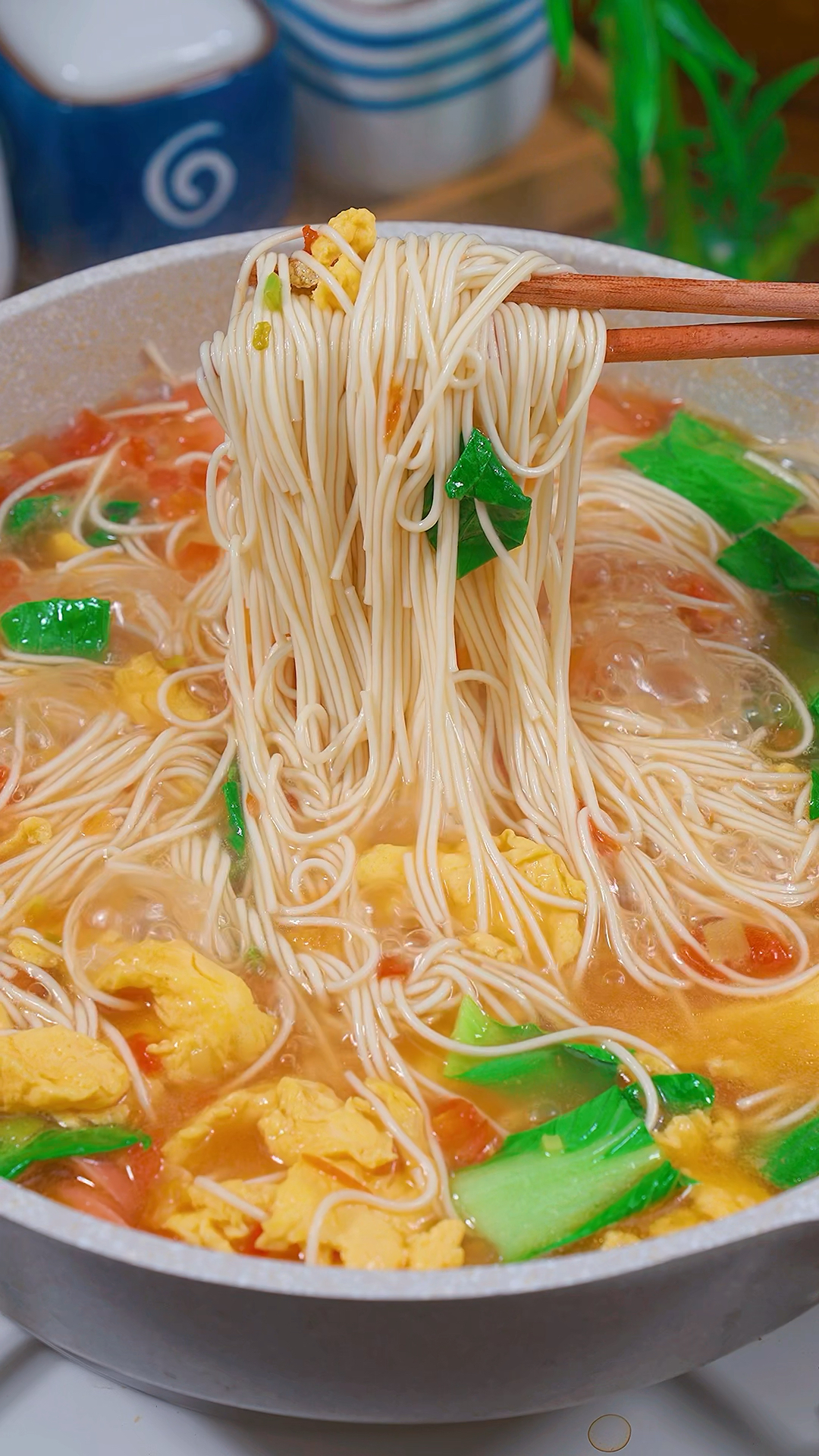 番茄鸡蛋面,每次煮都要多吃两碗