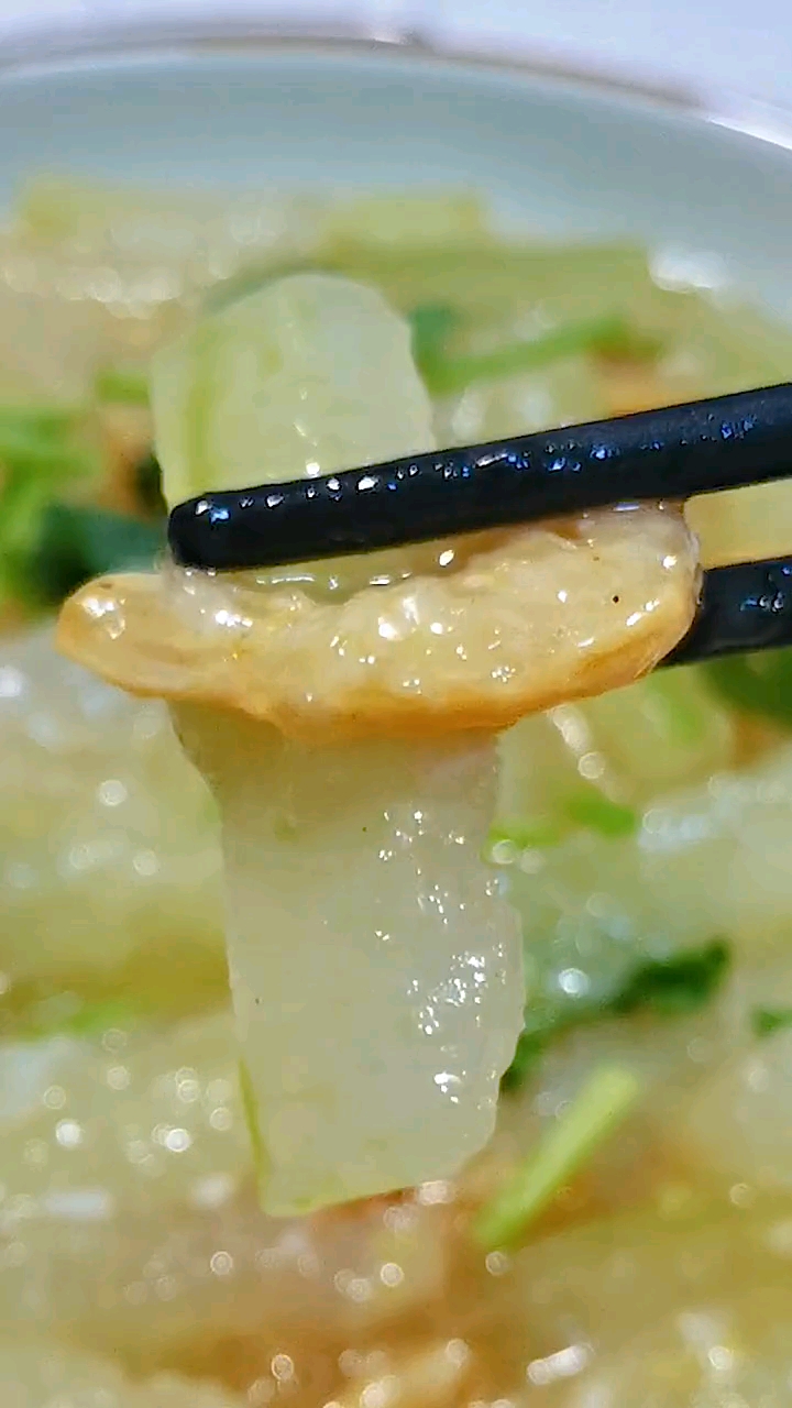 海米冬瓜最好吃的家常做法记住这几个关键点