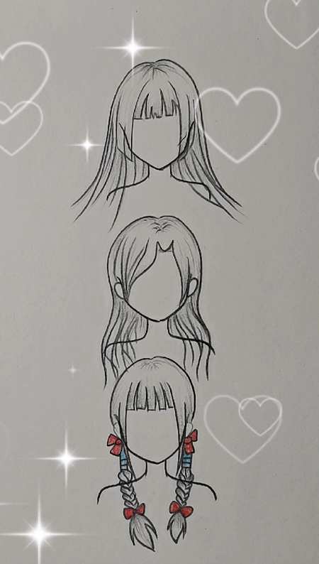 画画原来如此简单#教你画头发