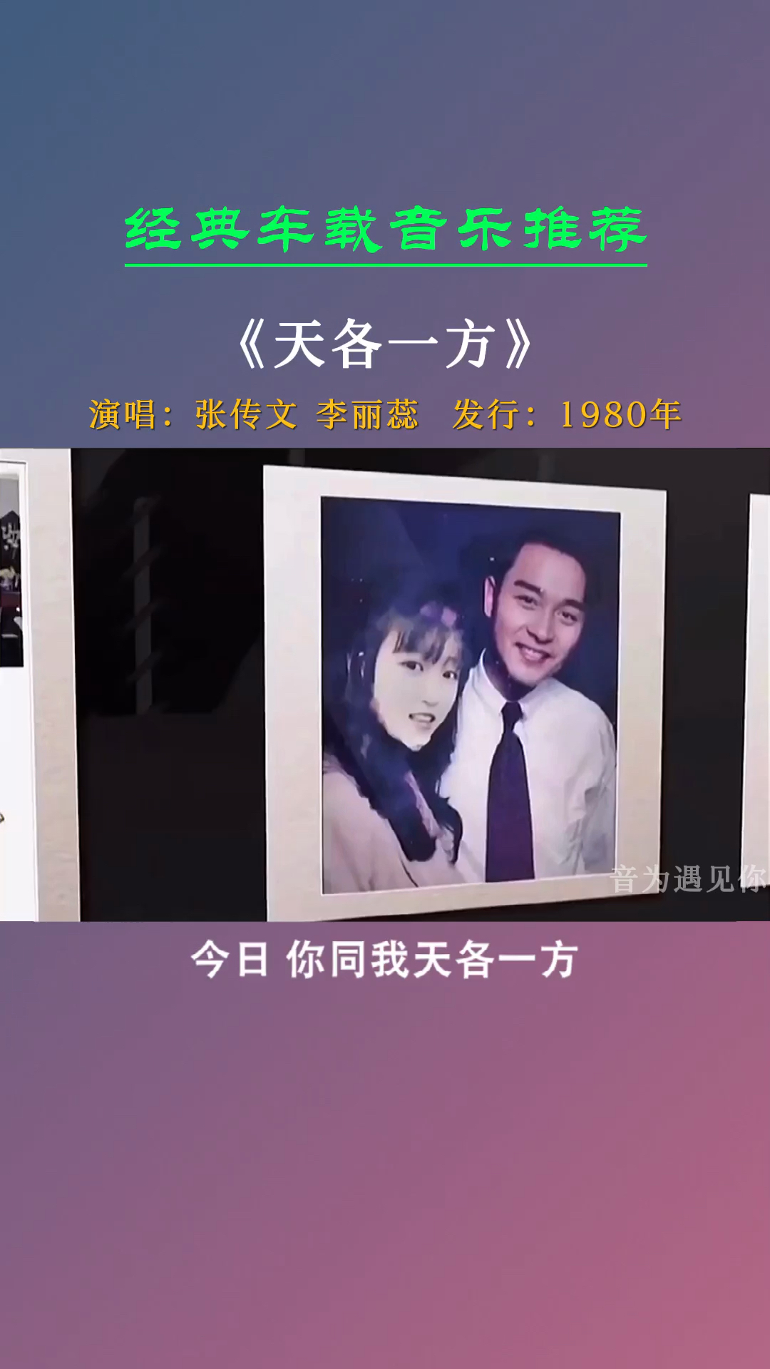 《天各一方》李丽蕊/张伟文