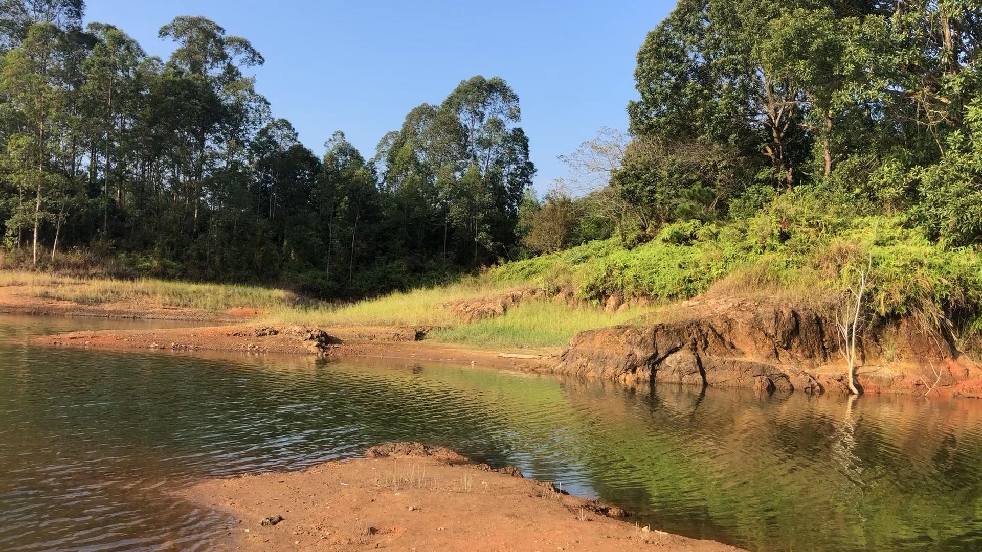 汝湖角洞水库,风光旖旎.勾起小时候的记忆