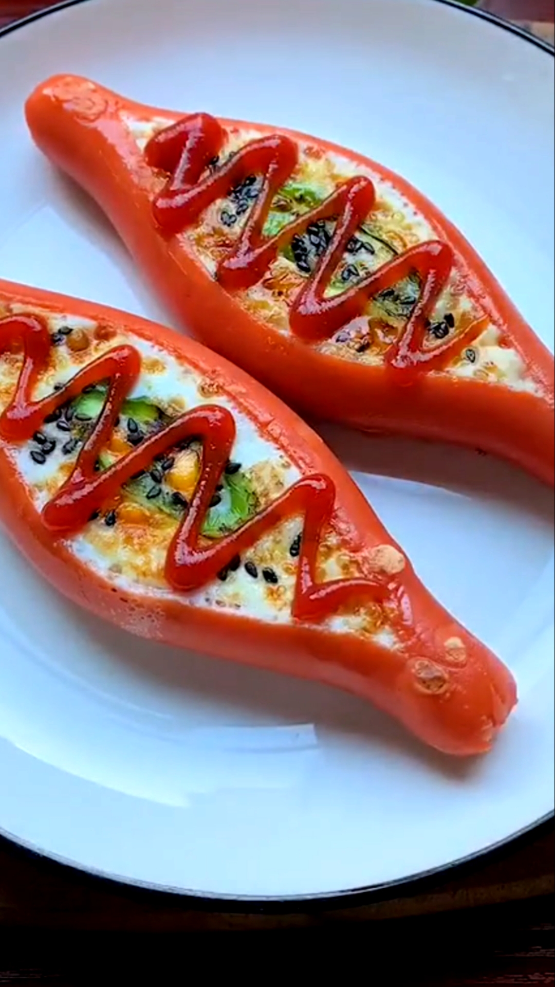 自制美食#火腿肠的新吃法