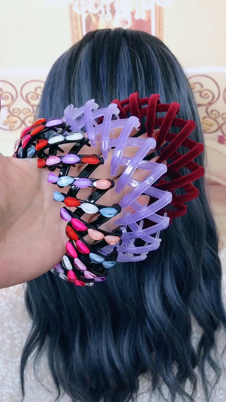 简单好看又方便夏天就用盘发器