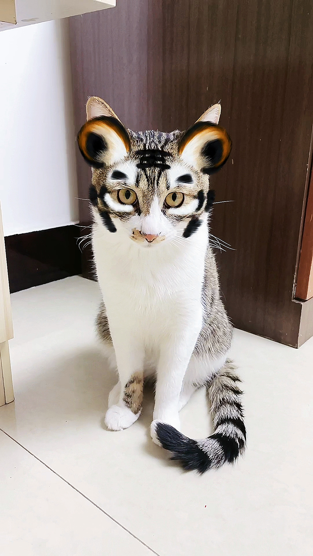 搞笑萌宠#每只小猫咪心里都住着一只小脑斧!