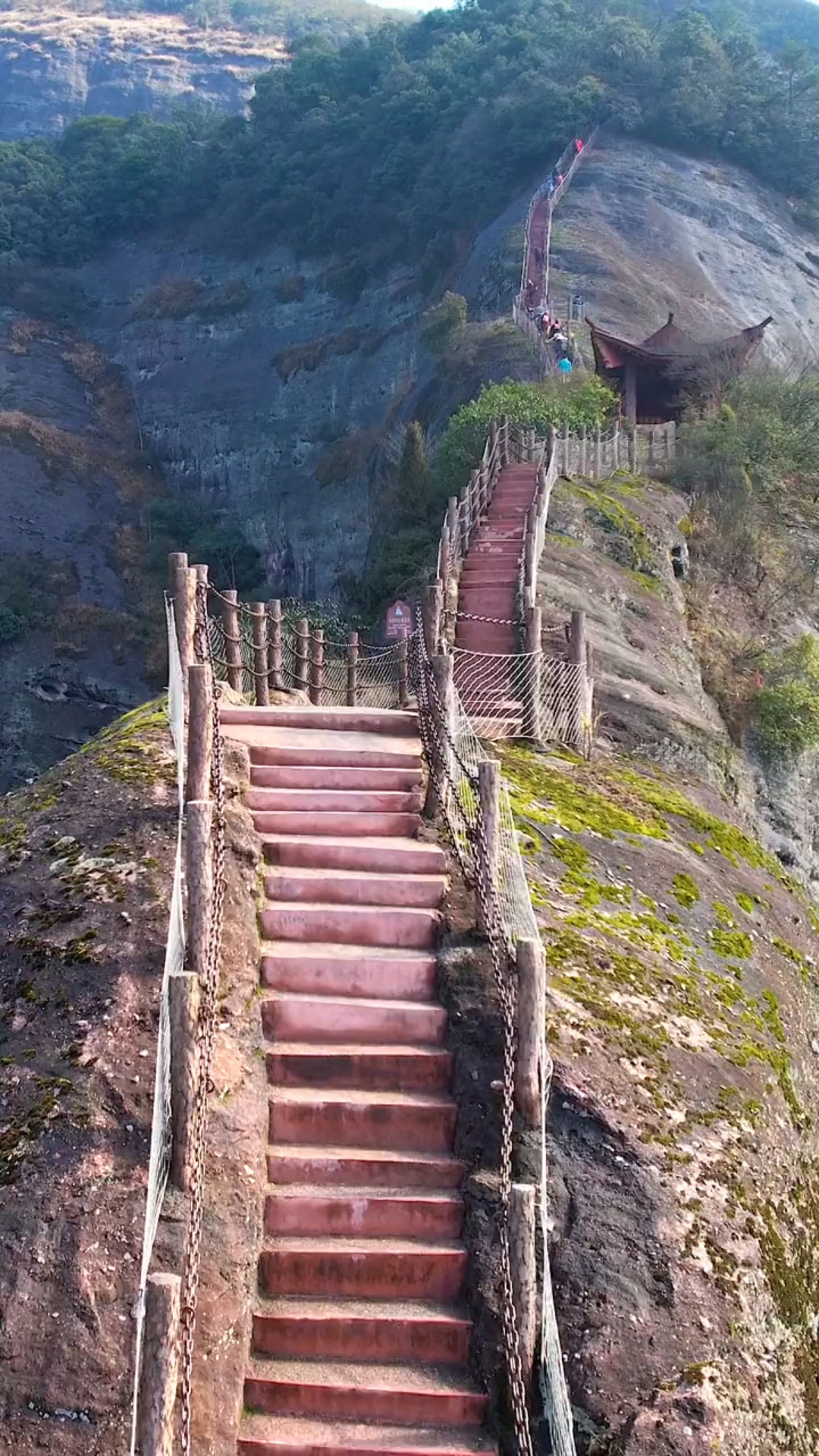 桂林丹霞,八角寨景区.