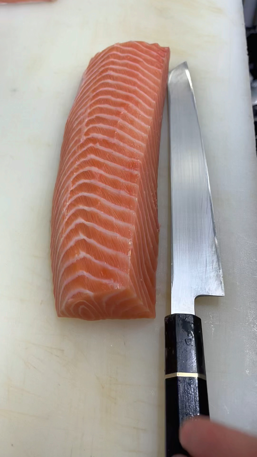 三文鱼#三文鱼的切法,大家看看这个三文鱼怎么样?