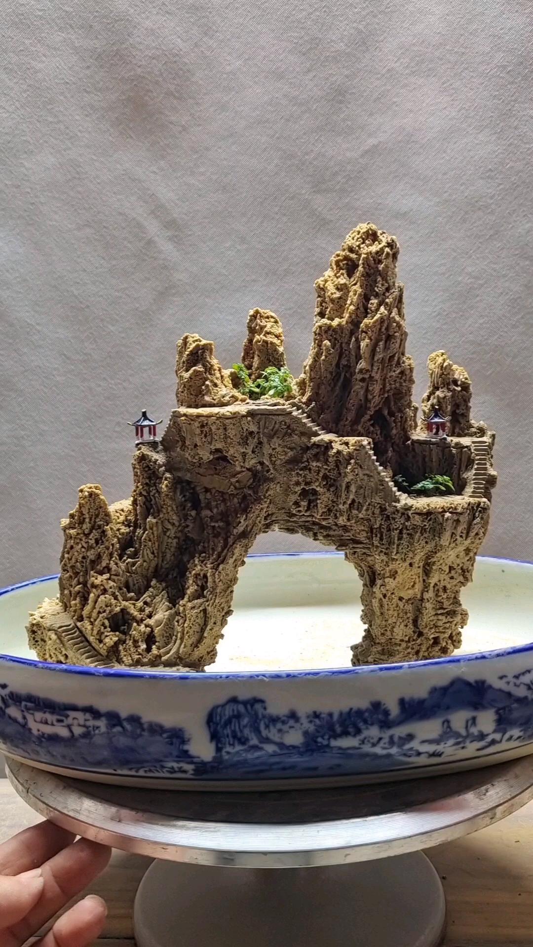 吸水石假山盆景新作欣赏五十一