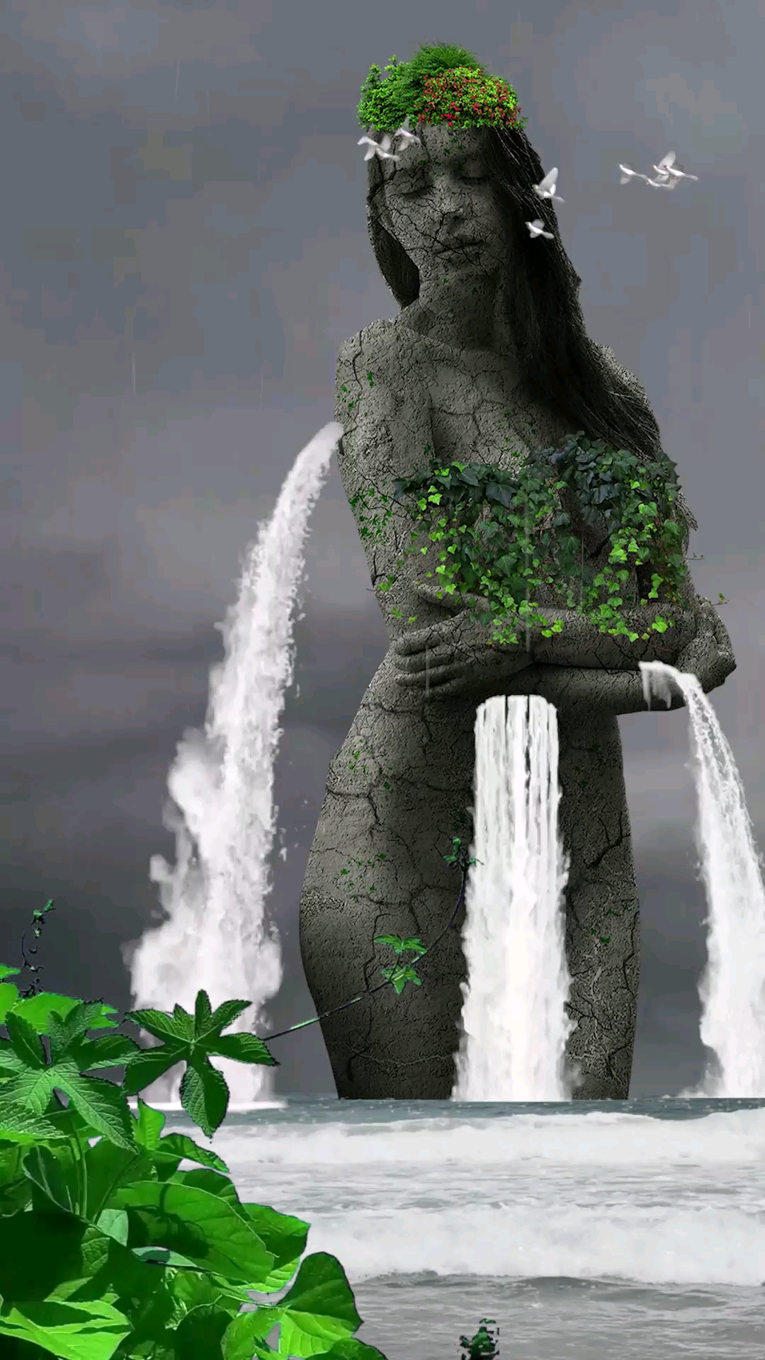 视觉震撼#女人是水,水能生财,这鬼斧神工的自然杰作,太震撼人心了愿 