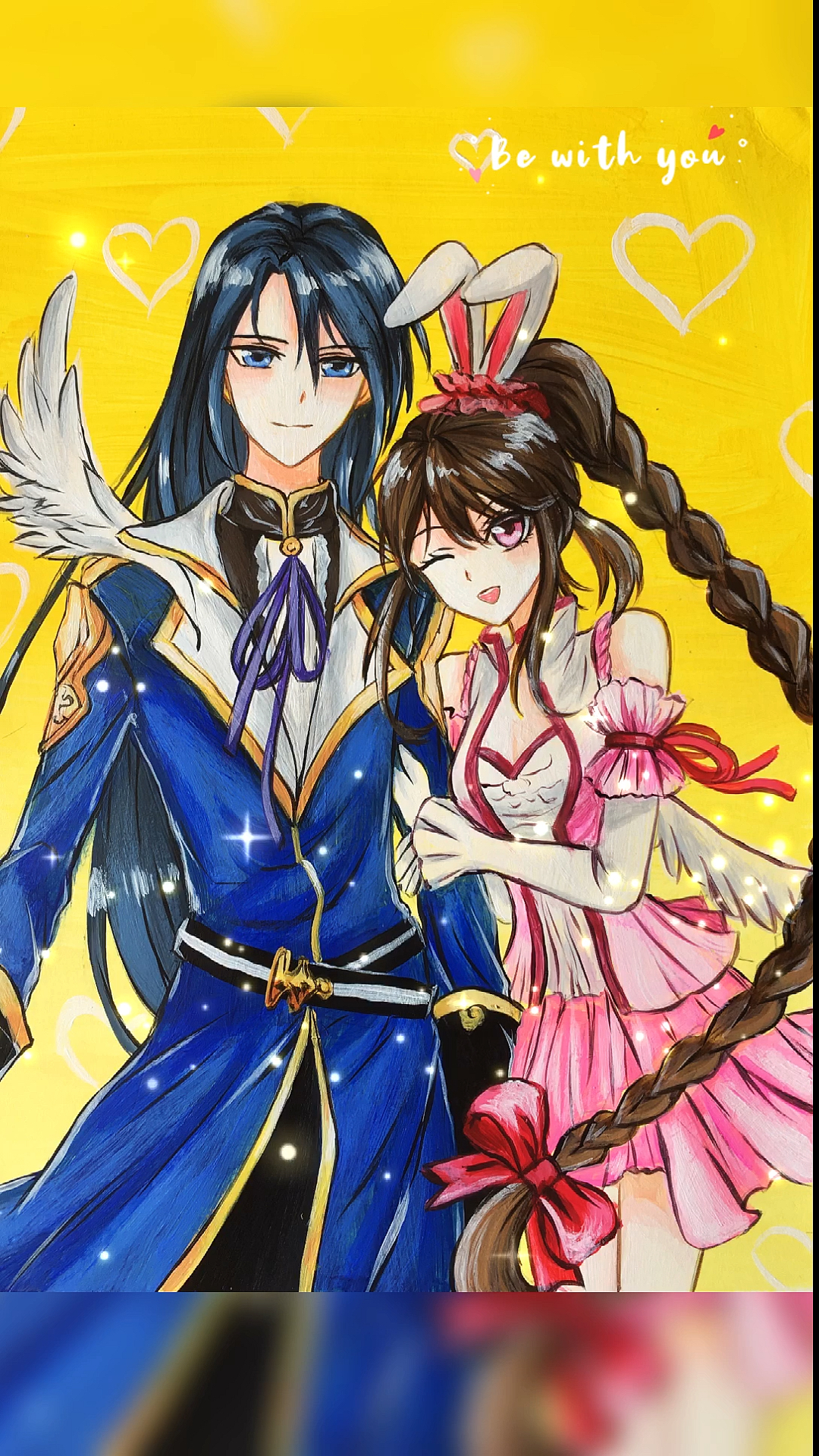 萤火有奖打卡#学渣学霸老师画的唐三小舞,果然还是老师画的好看～-度