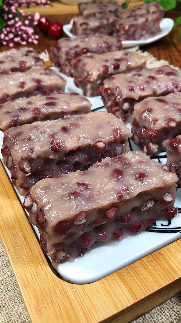 晒晒我的春节美食#快过年了一点要学会的红豆年糕-度小视