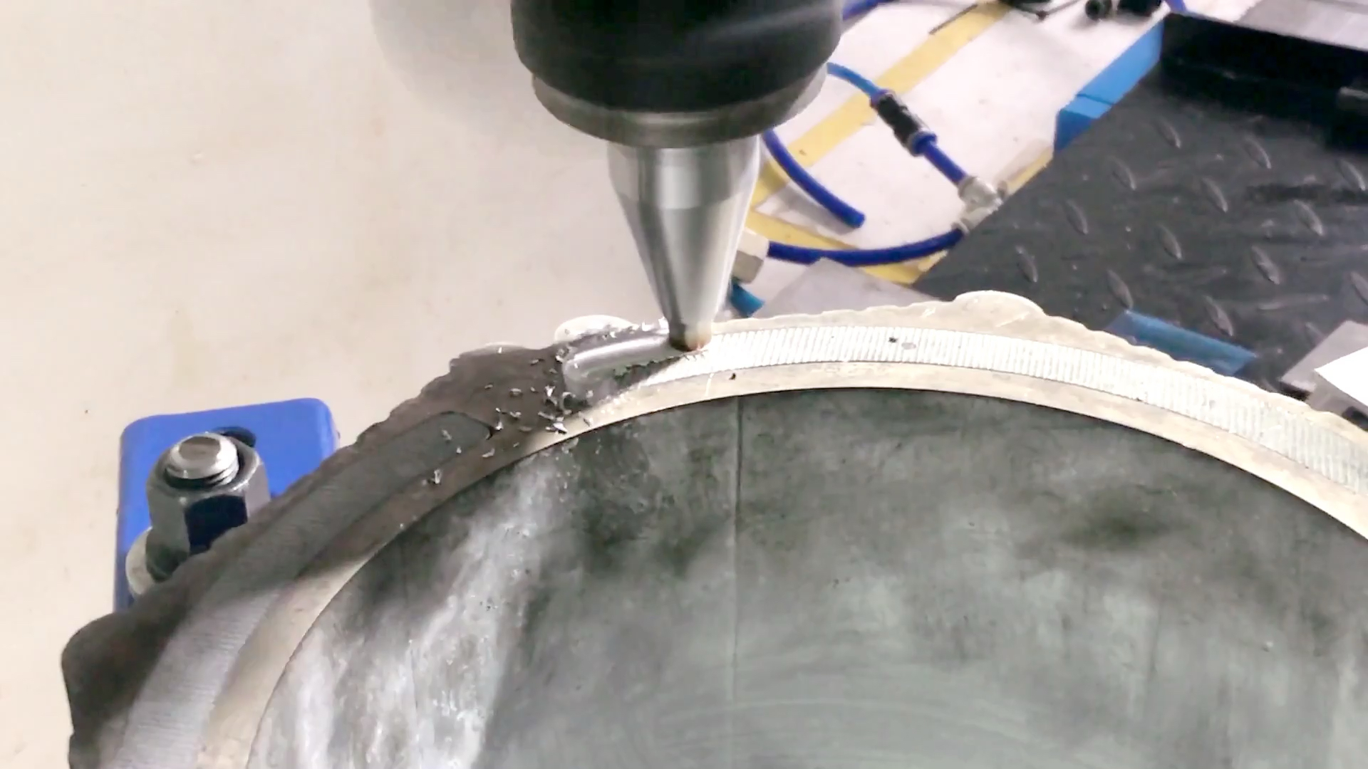 搅拌摩擦焊#新能源水冷电机壳焊接