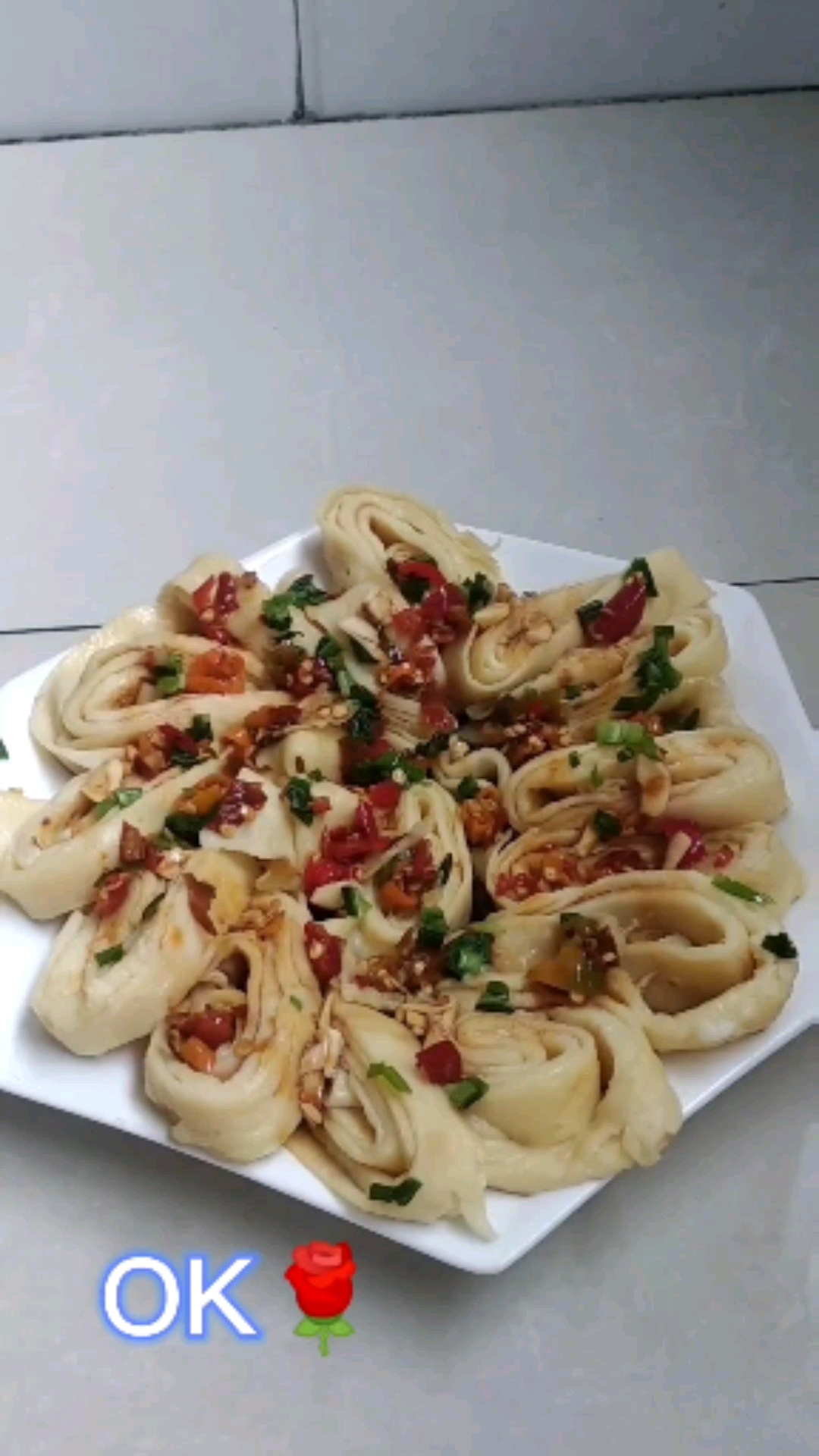 家乡特色美食#来个简单的,洋芋粉皮卷,农家美食