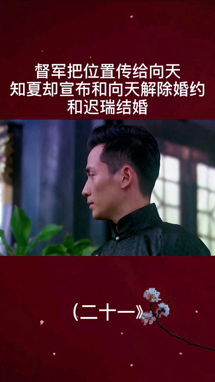 知夏和向天解除婚约,和迟瑞结婚