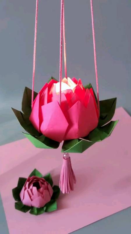 手工制作有谁还不知道中秋节和教师节是同一天教你用彩纸折个漂亮的