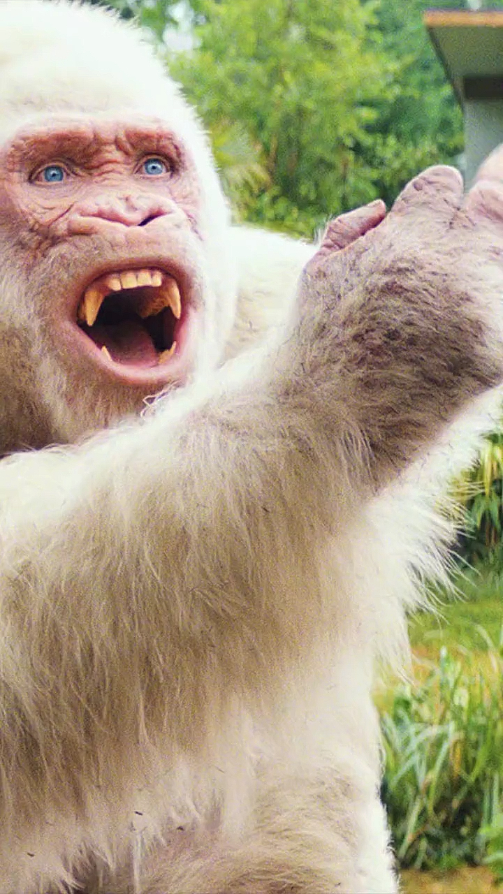 猩猩#白色猩猩变异金刚