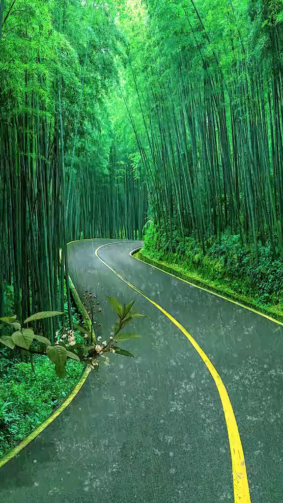 旅行#江南竹林雨蒙蒙!