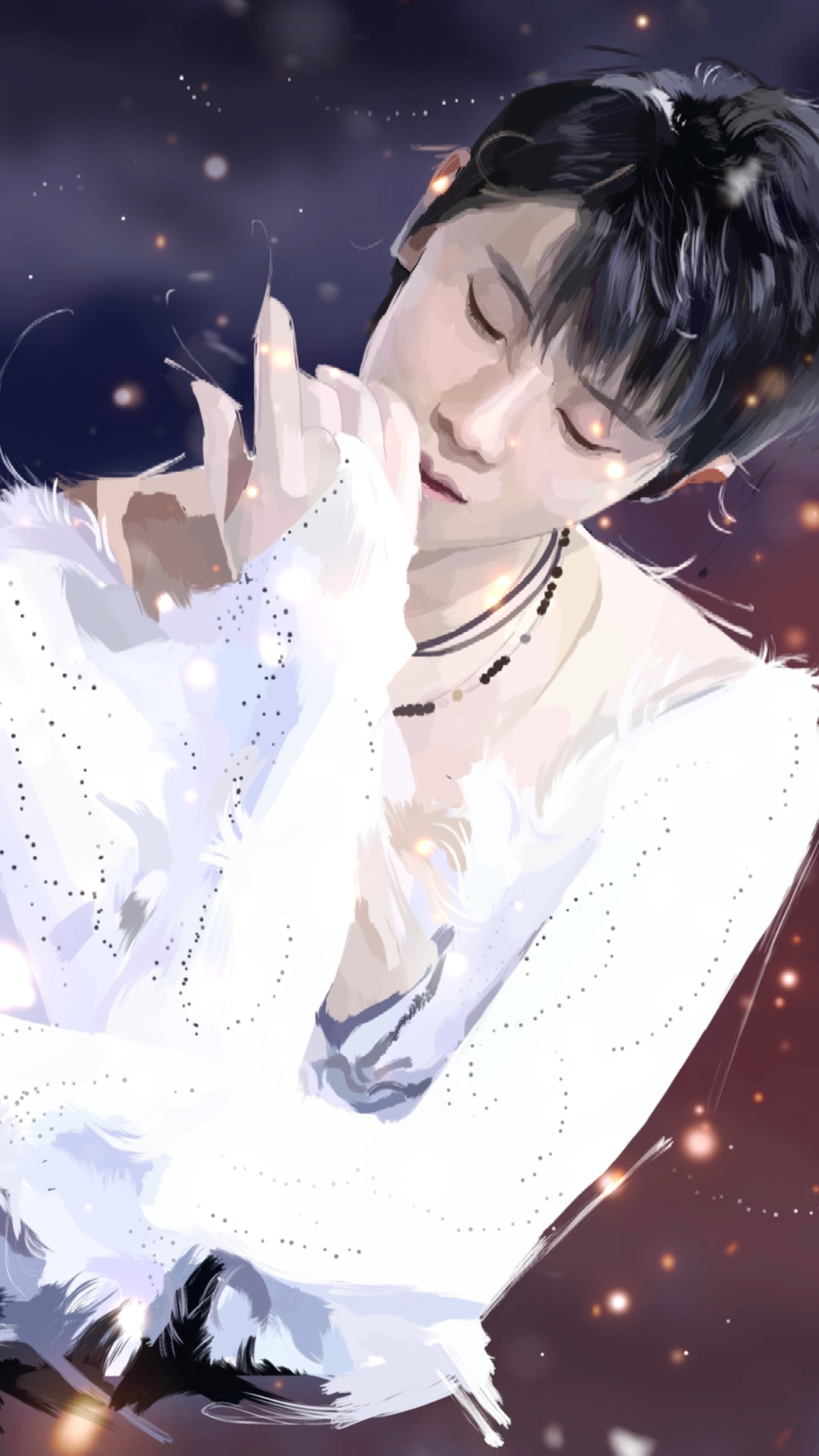 羽生结弦手绘羽生结弦翩若惊鸿婉若游龙