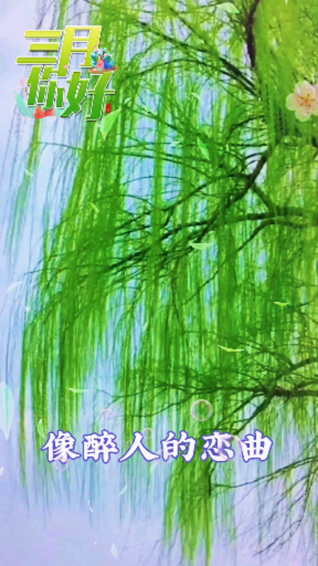 三月的细雨,像醉人的恋曲!