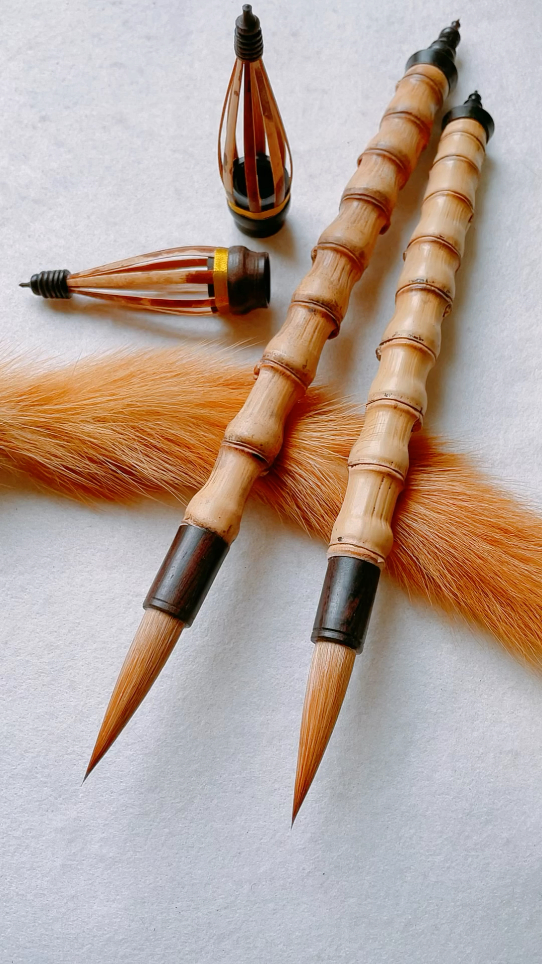 毛笔#高档精品竹节纯狼毫