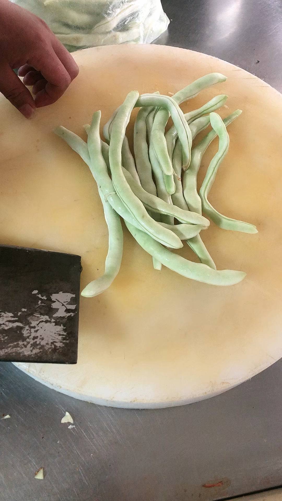 弯豆角可以这样切