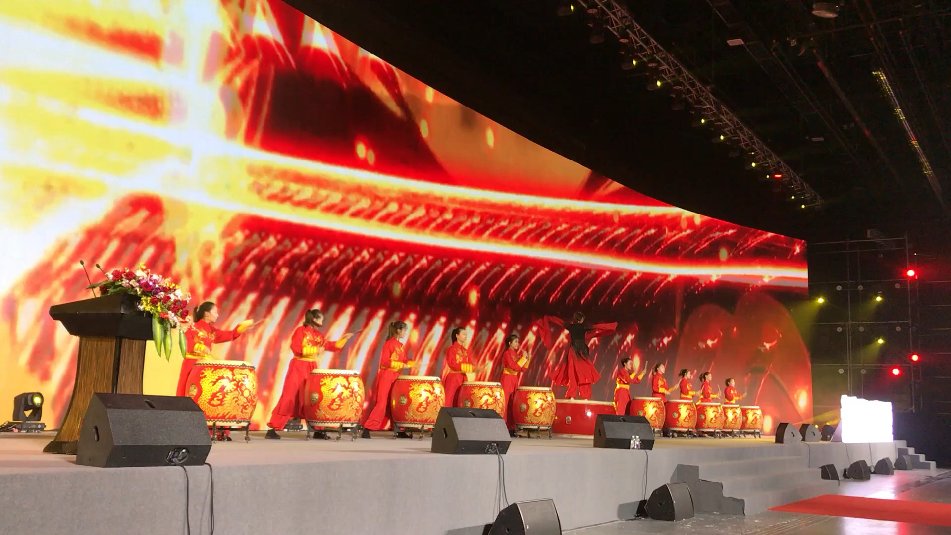 北京鼓乐团#女子鼓舞开场秀高端震撼战鼓表演传统中国鼓表演