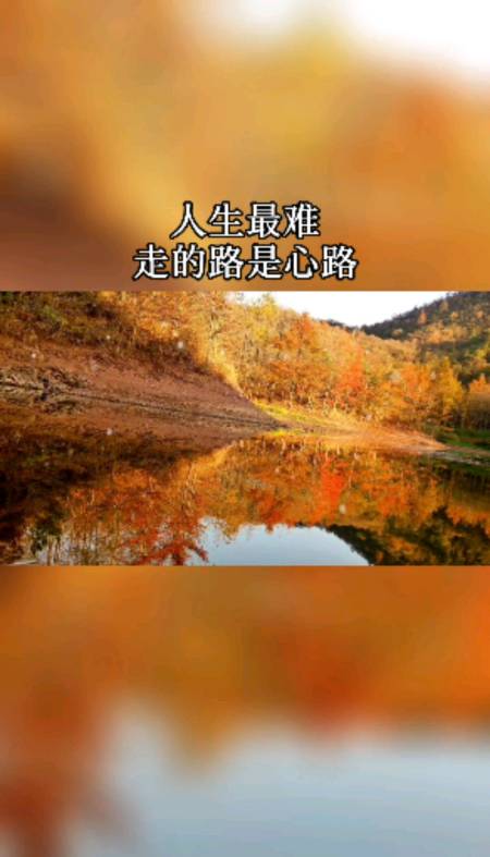情感语录#人生最难走的路是心路-全民小视频