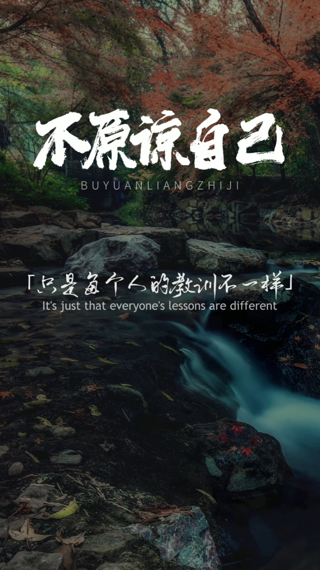 情感故事#不能原谅自己,必须为曾经的无知买单,只是每个人的教训不一