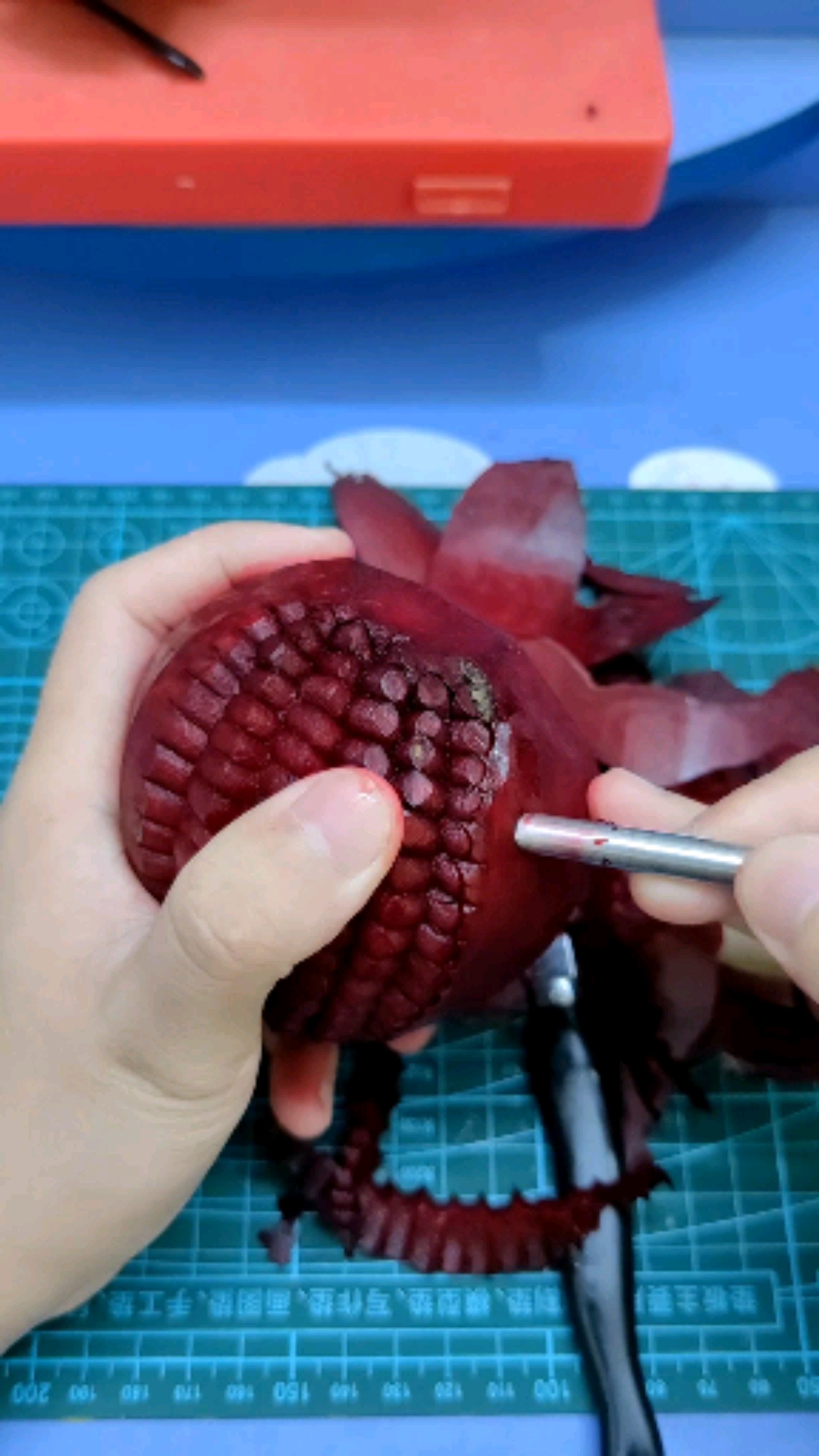 七星级厨房厨师雕刻师上热门#七星级厨房雕刻玉米教程第36步骤来了