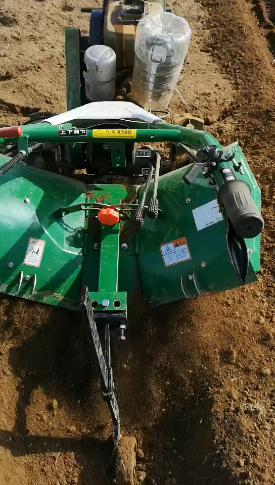 多功能微耕机#开沟作业