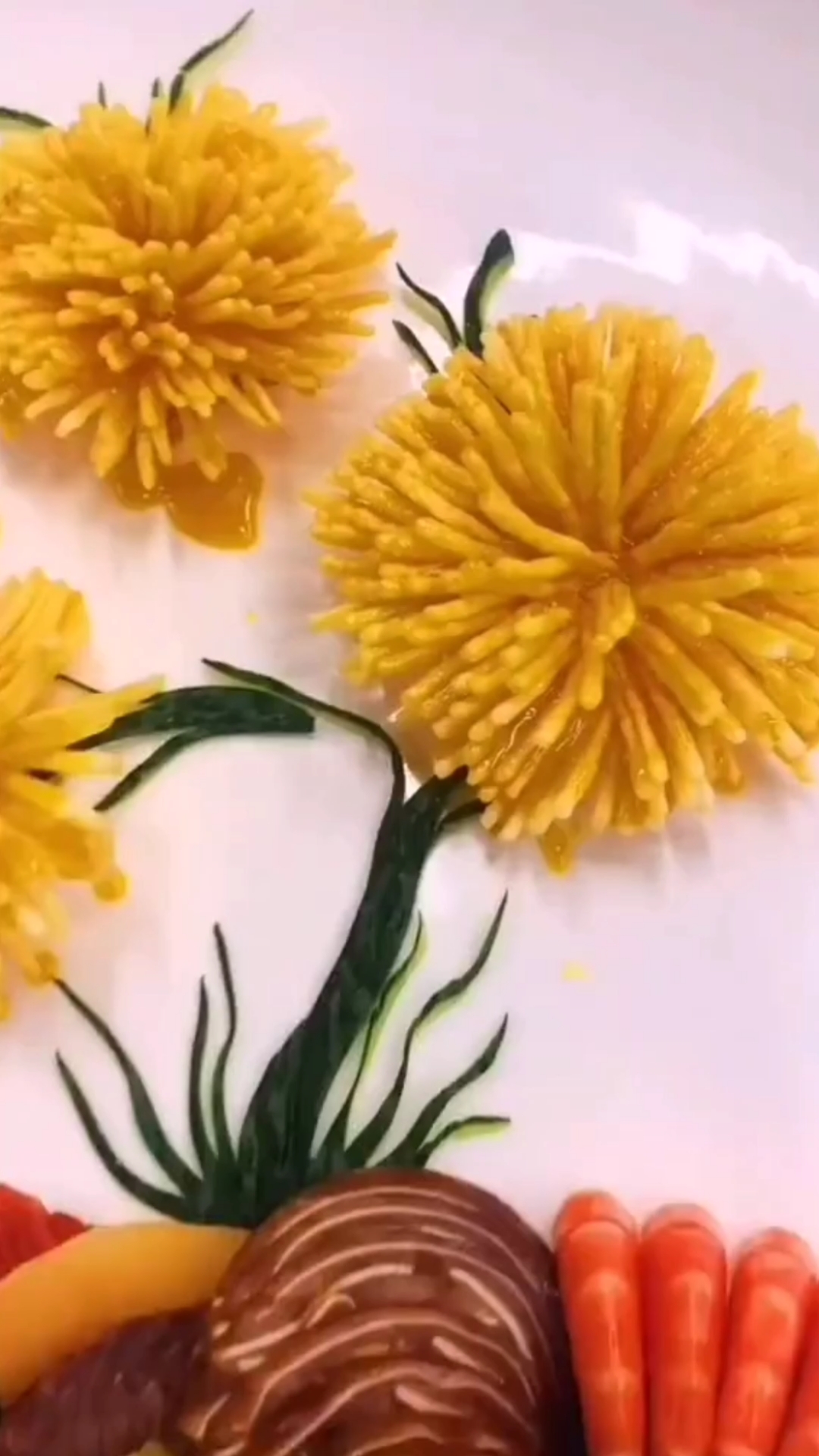 美食#菊花土豆家常做法