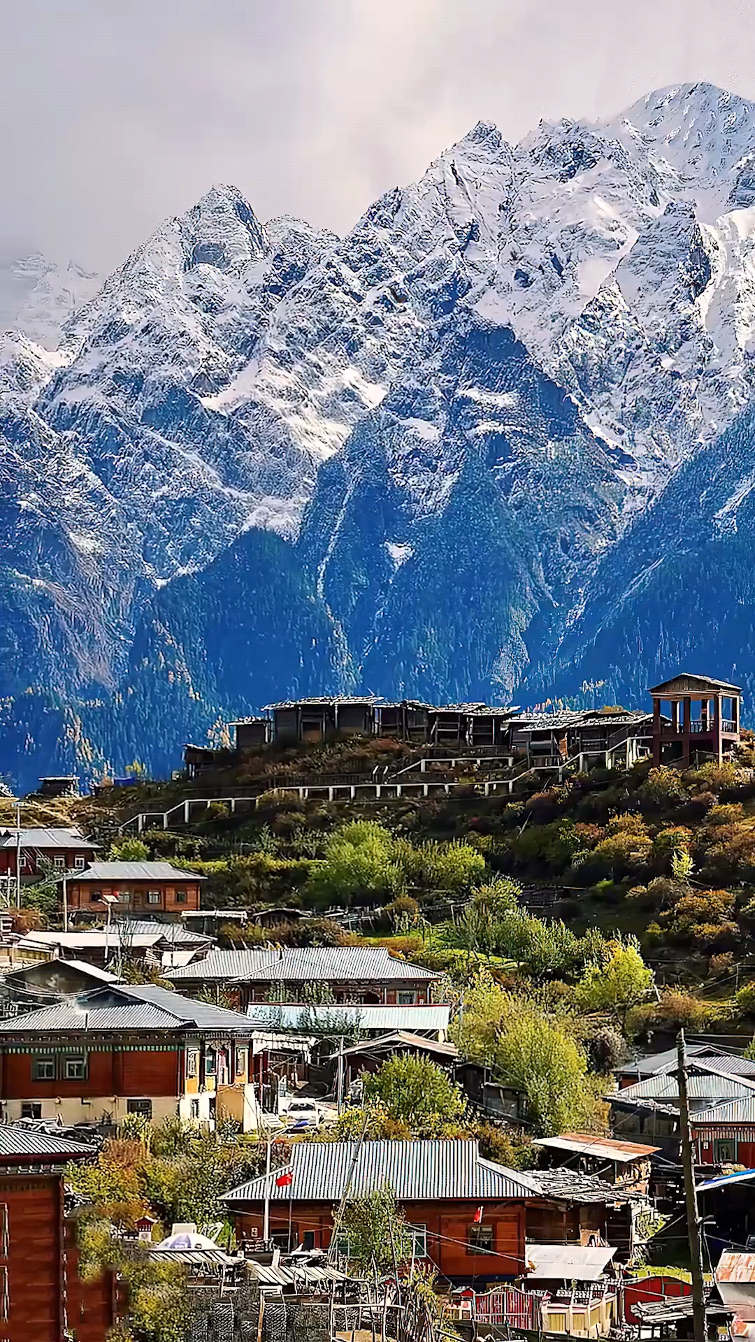 世上最靠近天堂的村庄海拔5000多米西藏山南市推瓦村