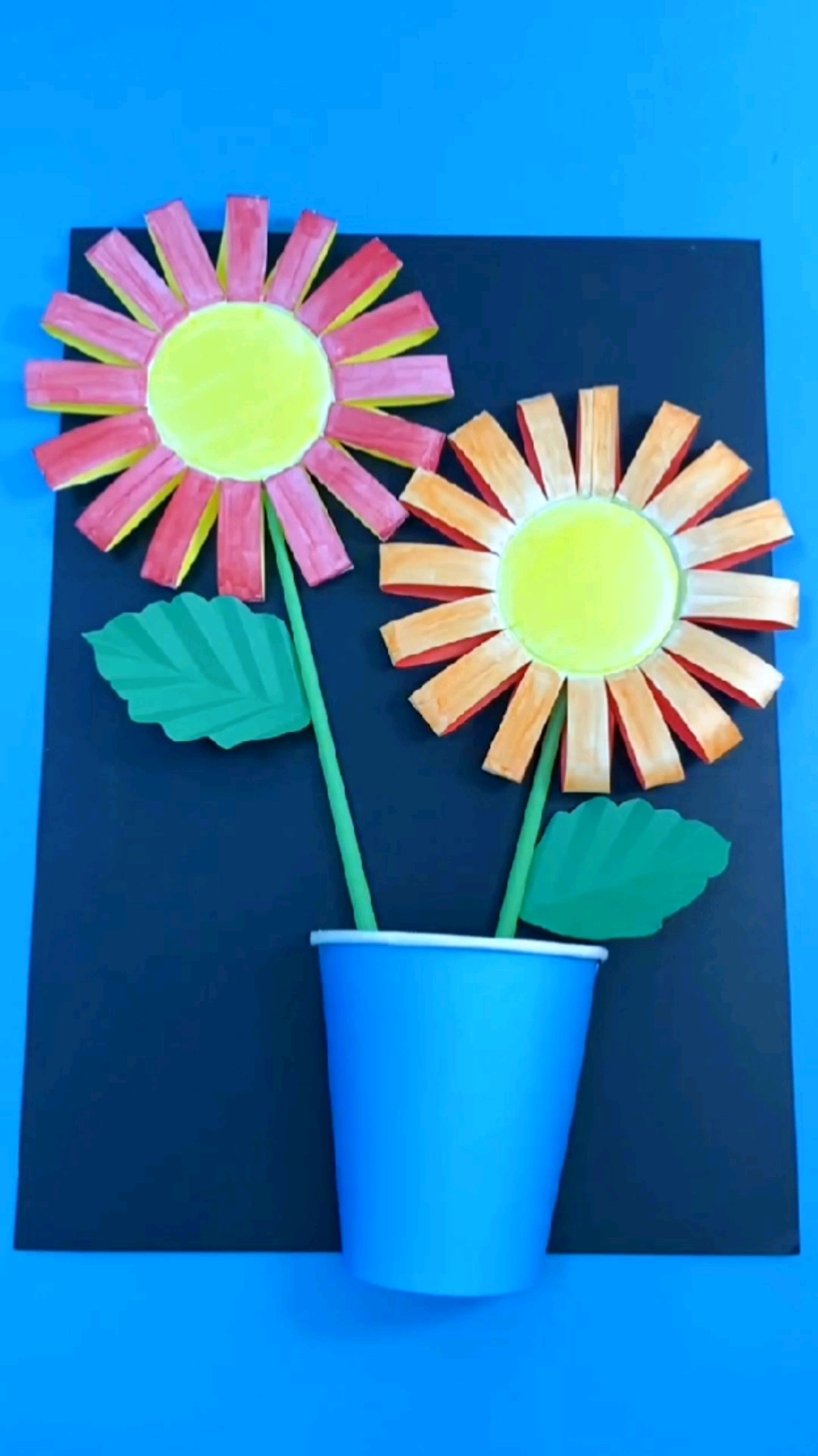手工制作#用纸杯来做漂亮的小花吧-度小视