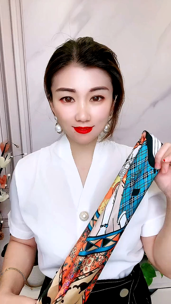 方巾系法谁要的慢动作教程收作业了啊