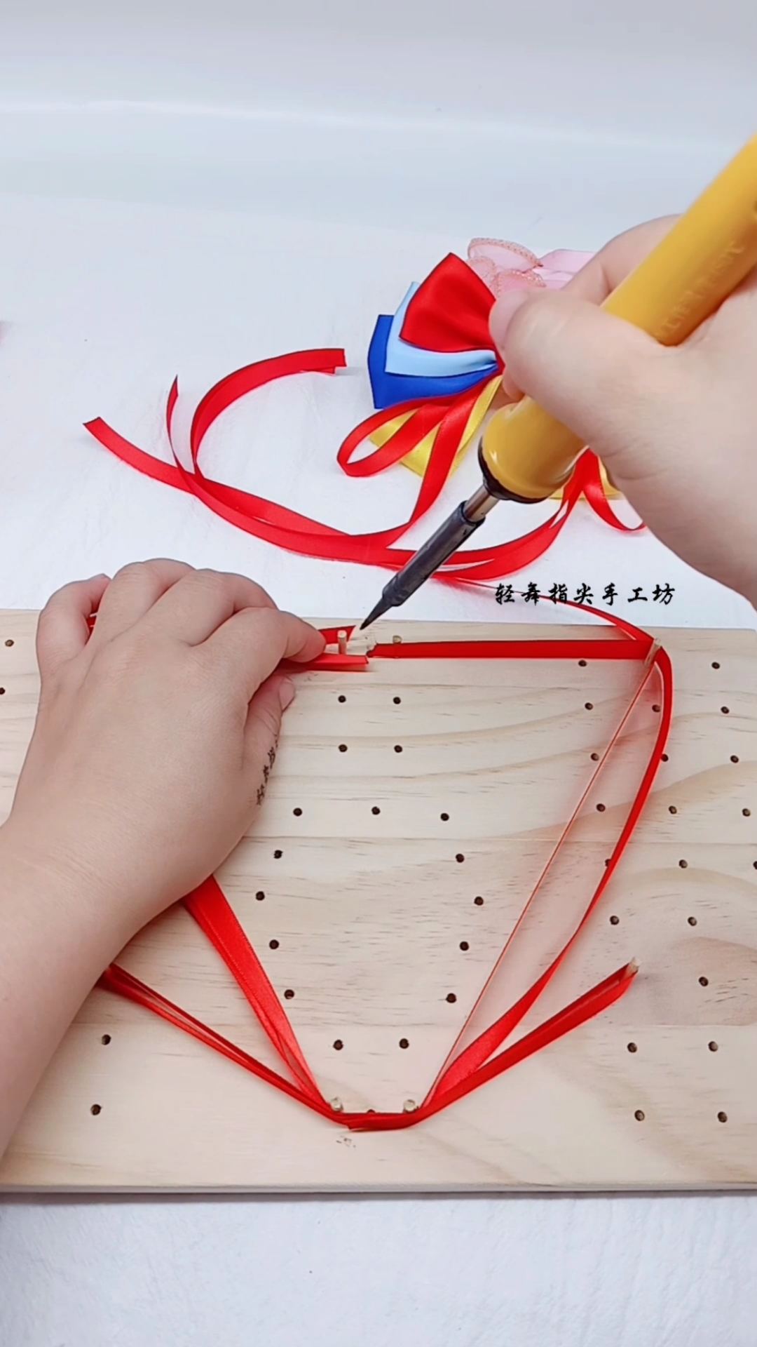 手工发饰#飘带神器制作发饰飘带