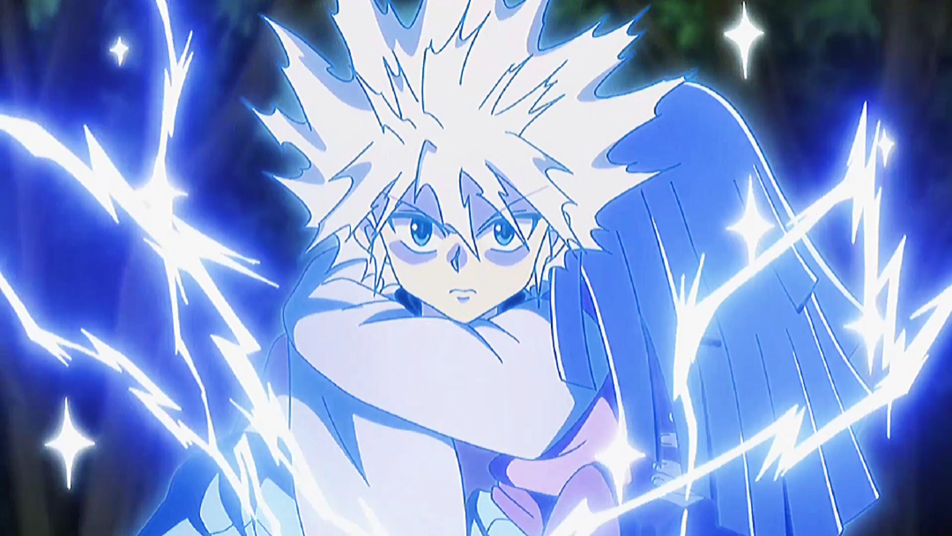 全职猎人#动漫白发主角都是你惹不起的