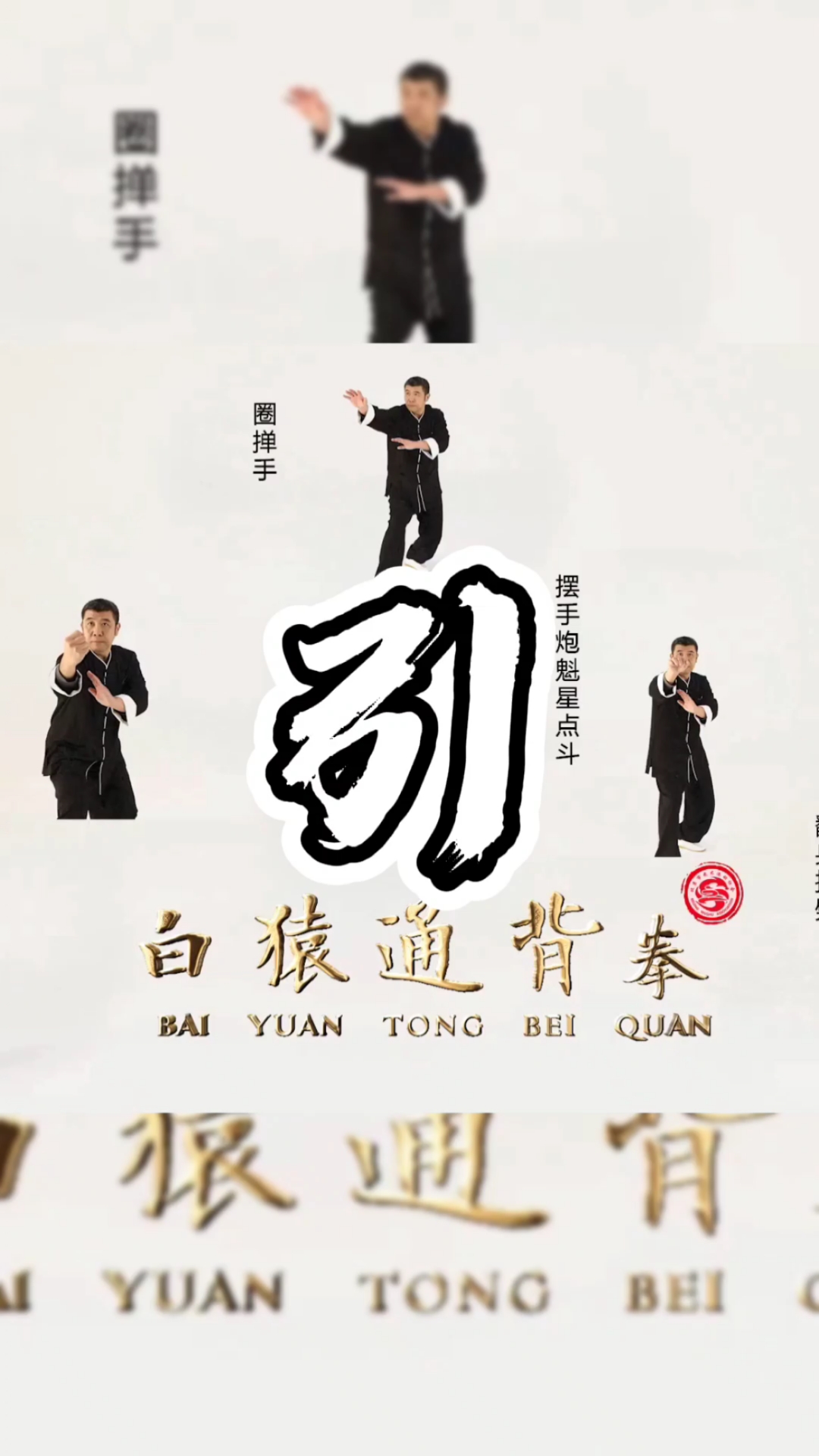 白猿通背拳教学宣传片～扔引手