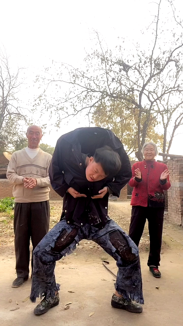 宅家不如尬舞#高手在农村,超牛断头舞