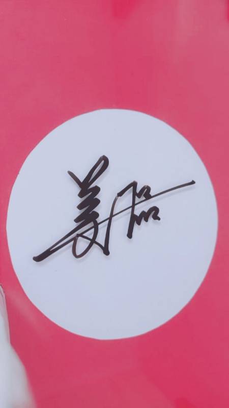 签名要有创意怎么好看怎么简单就怎么写姜磊请惠存美观大气采用借笔使