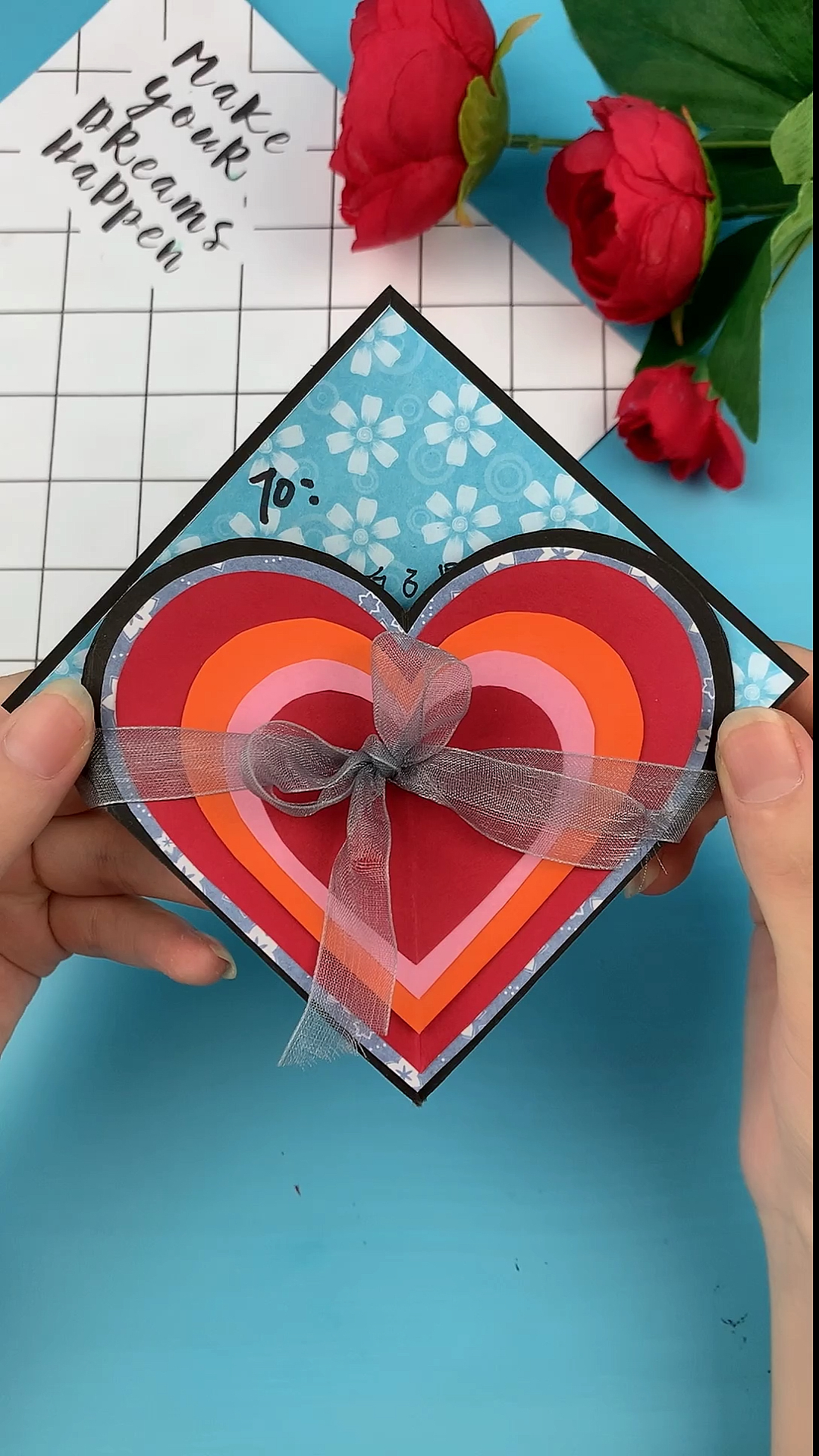 手工制作#小机关贺卡,教师节就它了