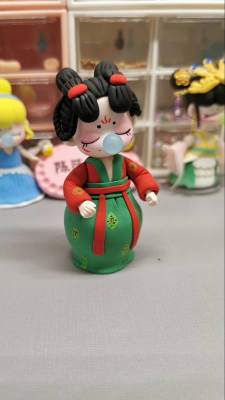 超轻粘土#唐宫夜宴粘土教程