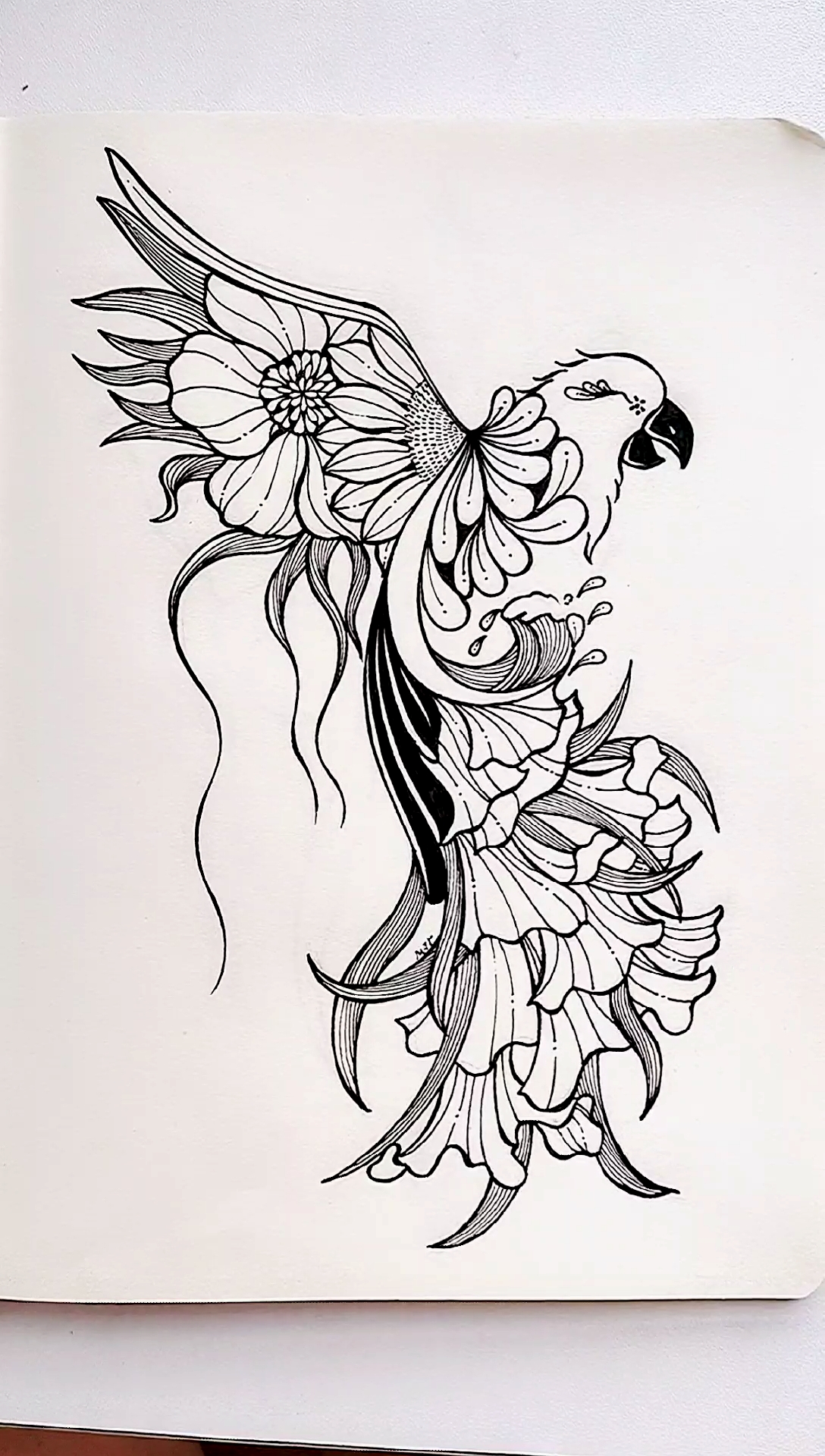 画画原来如此简单#中性笔画出来没想到这么惊艳!一起来画吧～-度小视