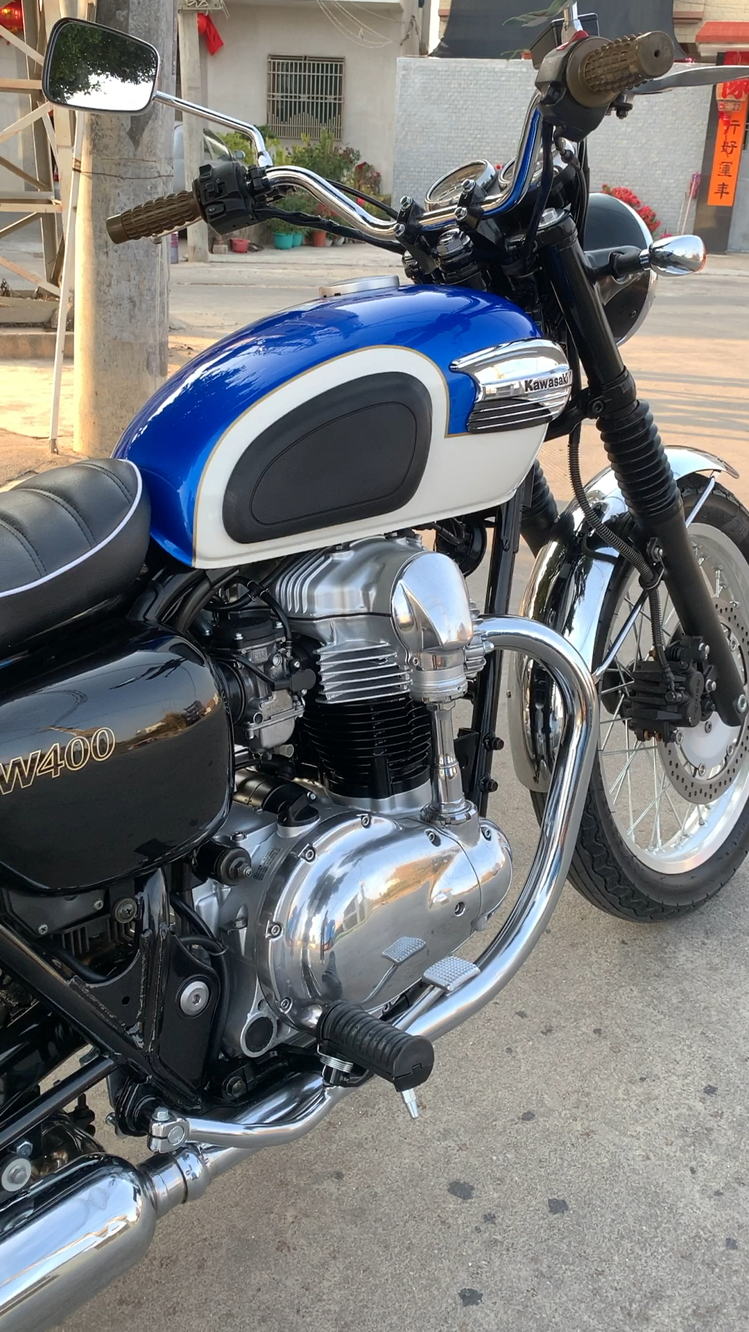 复古机车#2006年川崎w400复古街车-度小视