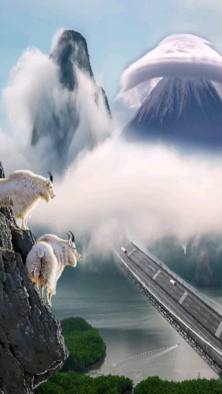 为了拍这震撼的云海帽子,蹲守四天四夜,无人机不幸坠毁,享年二十天