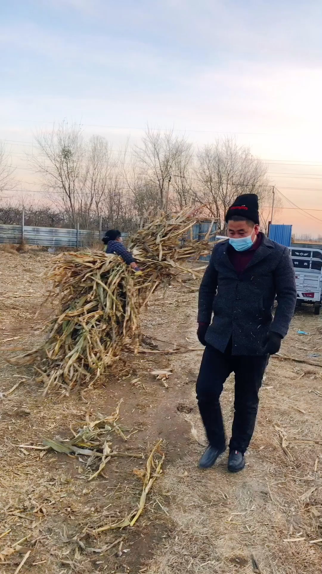 乡村生活#这是我出生这30年来最冷的一个冬天了