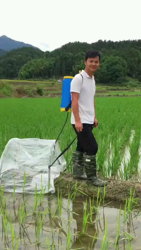 新当农民小伙发明除草剂技术