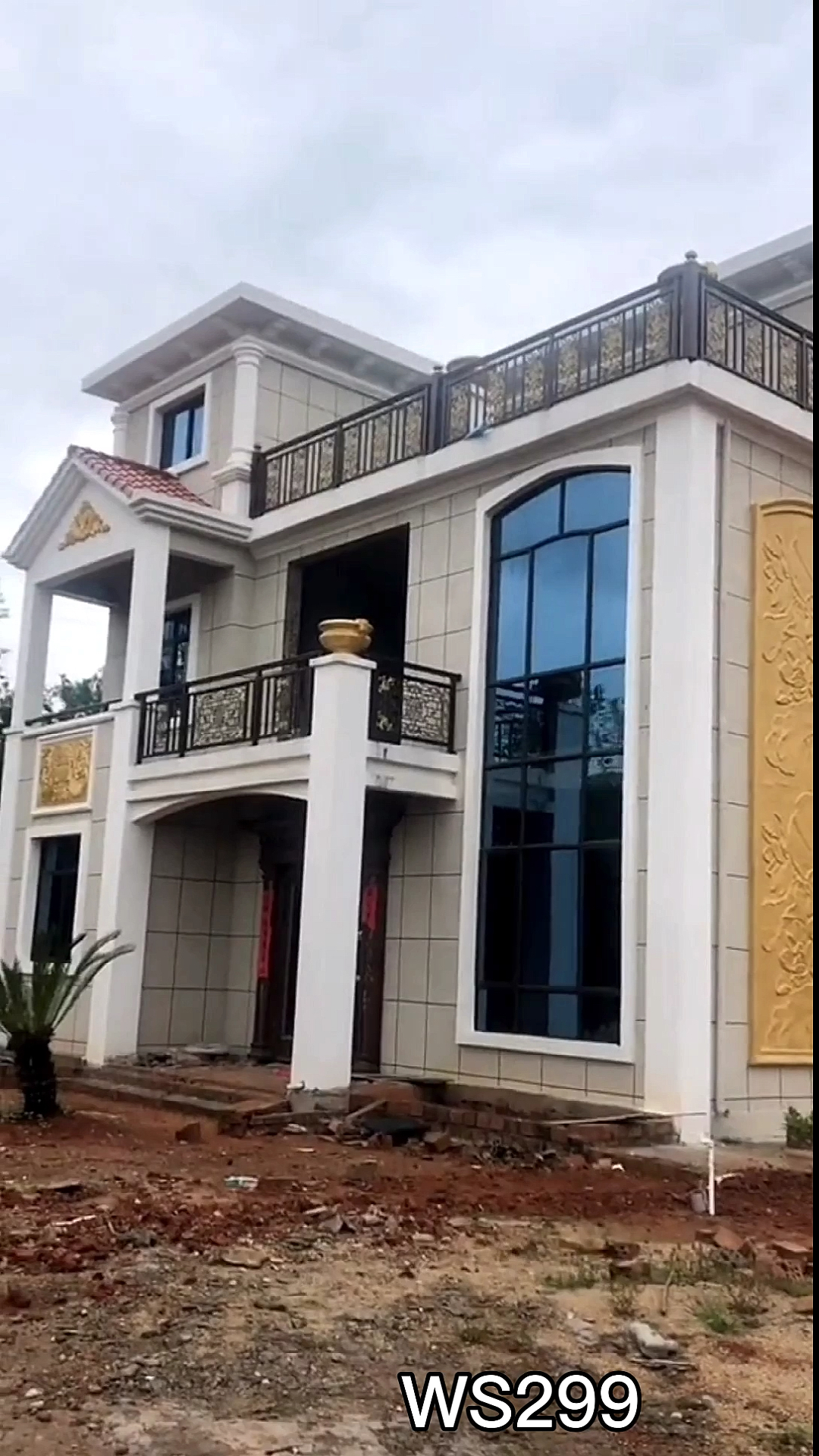 农村别墅#在大城市打拼了5年,终于攒够50万,回农村老家建三层别墅