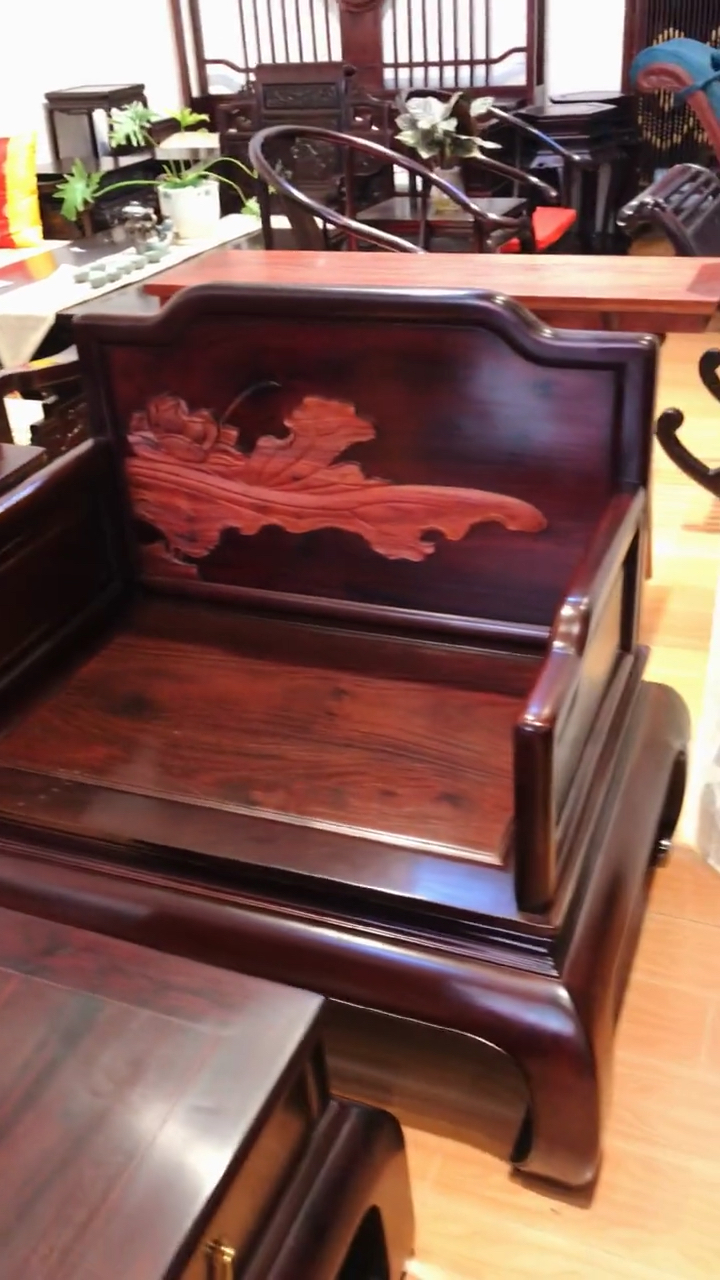 红木古典家具#小叶紫檀明式沙发十三件套