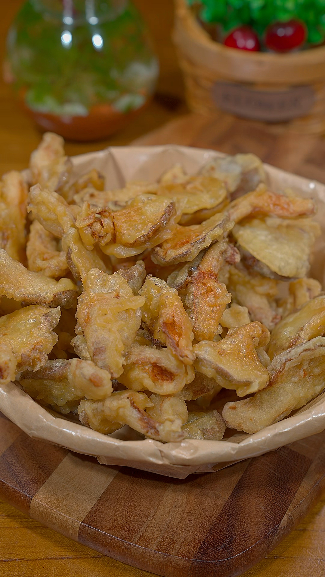 脆皮炸香菇,一口一个好吃到停不下来